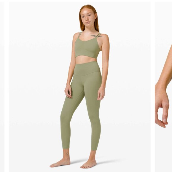 Lululemon Like New Align High Rise Pant 25" in Rosemary Green - Size 20 - Picture 2 of 7